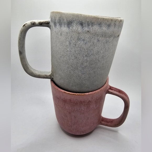 Anthropologie Other - 2 Anthropologie The Jasper Mugs Portugal Lilac & Mist No chips!